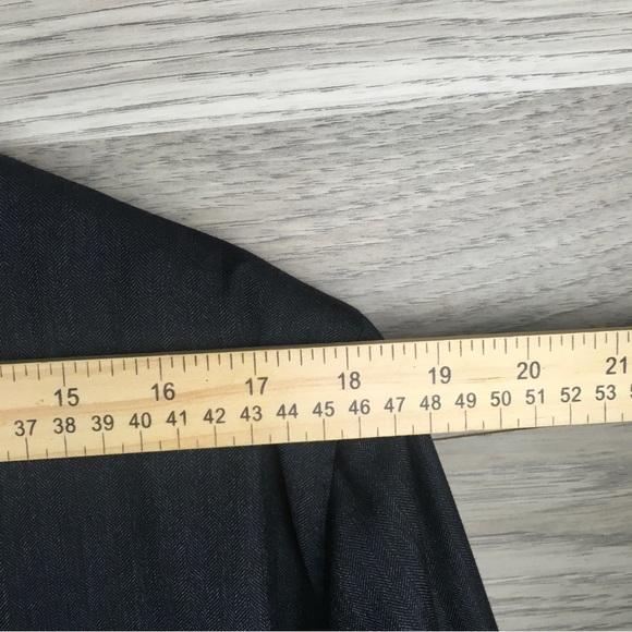 Lubiam x Vitale Barberis Canônico Men 42R Unstructured Herringbone 2-Button Coat - Picture 9 of 16